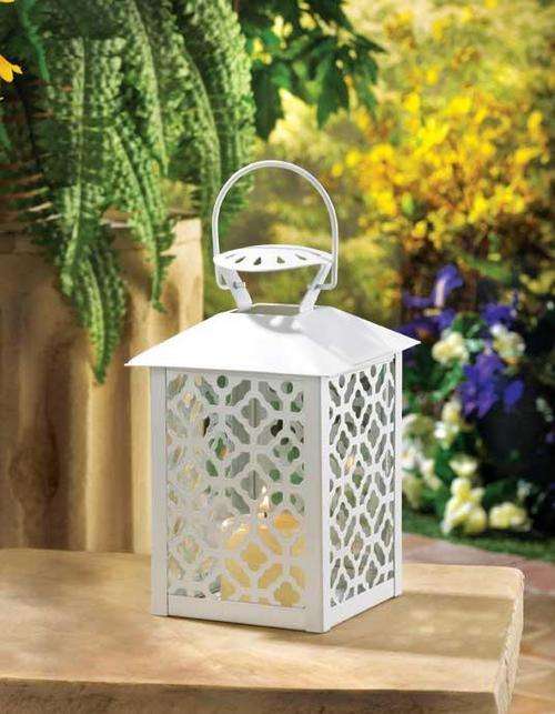 ** READ BEFORE BIDDING ** Spanish Cutwork Candle Lantern